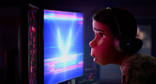 エイリアンの存在に半信半疑だったオルガだが…(『星つなぎのエリオ』)