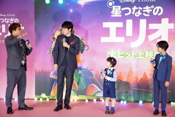 『星つなぎのエリオ』初日舞台挨拶の様子