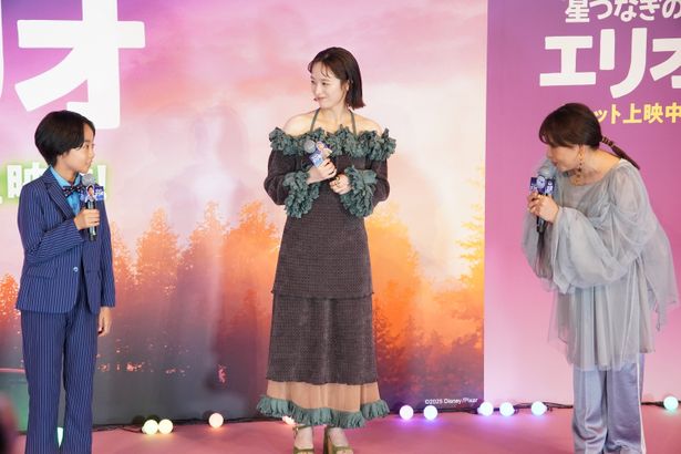 『星つなぎのエリオ』初日舞台挨拶の様子