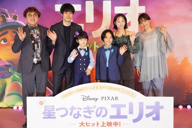 『星つなぎのエリオ』初日舞台挨拶の様子