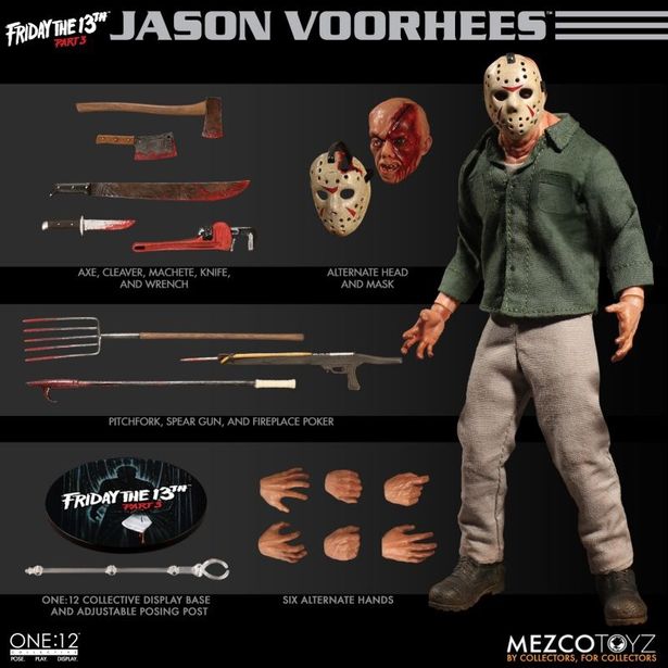 ワン12コレクティブ / 13日の金曜日 PART3: ジェイソン・ボーヒーズ 1/12 アクションフィギュア