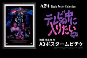 A24製作映画『テレビの中に入りたい』のA3サイズポスタームビチケ前売券が数量限定で販売！