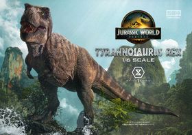 「ジュラシック」シリーズの恐竜スタチューをチェック！(「レガシーミュージアムコレクション ジュラシック・ワールド／復活の大地 ティラノサウルス・レックス ボーナス日本／中国版 1/6 スケール」)