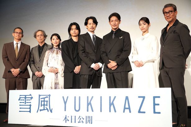 映画『雪風 YUKIKAZE』の初日舞台挨拶が行われた
