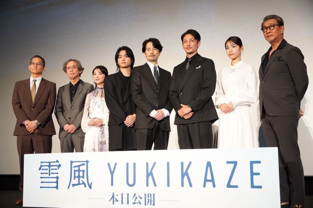 映画『雪風 YUKIKAZE』初日舞台挨拶の様子
