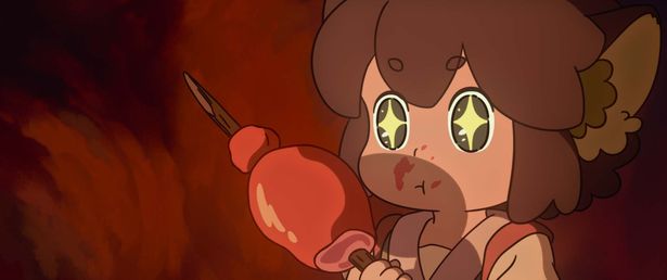 ご飯をおいしそうに食べる姿がかわいすぎる(『羅小黒戦記 ぼくが選ぶ未来』)