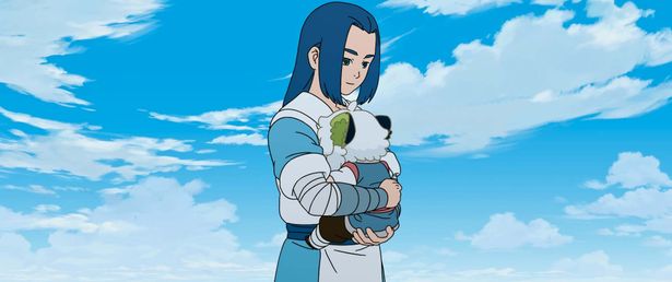 シャオヘイとムゲンは“師弟”として深い絆を育んでいく(『羅小黒戦記 ぼくが選ぶ未来』)