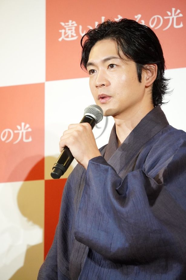 『遠い山なみの光』大ヒット祈願イベントの様子