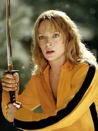 ユマ・サーマン直筆サイン入り超大型写真‥キル・ビル… ユマ・サーマン 直筆サイン入り写真 キル・ビル Vol.1