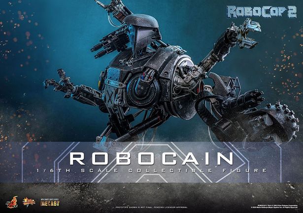 悪役としてロボコップの前に立ち塞がったロボケイン(「【ムービー・マスターピース DIECAST】『ロボコップ2』1/6スケールフィギュア ロボケイン」)