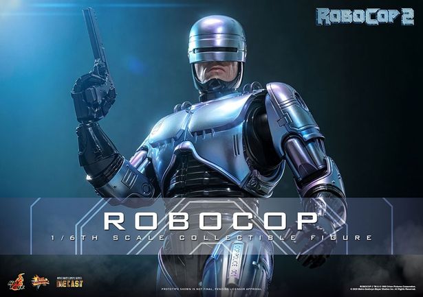 【写真を見る】35周年を迎える『ロボコップ2』のフィギュアがハイレベルすぎる！(「【ムービー・マスターピース DIECAST】『ロボコップ2』1/6スケールフィギュア ロボコップ」)