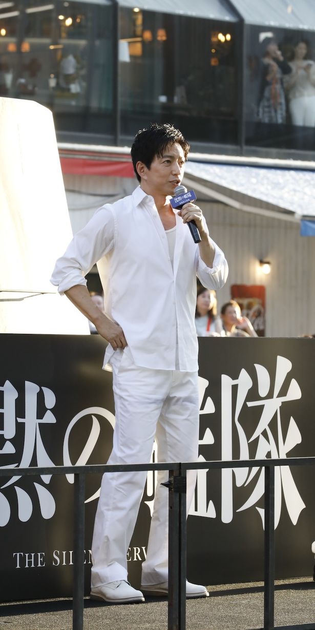 阪神タイガースの優勝について、「おめでとうございます！」と祝福した大沢たかお