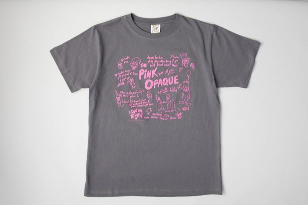 『テレビの中に⼊りたい』日本オリジナルTシャツ「ピンク・オペーク」