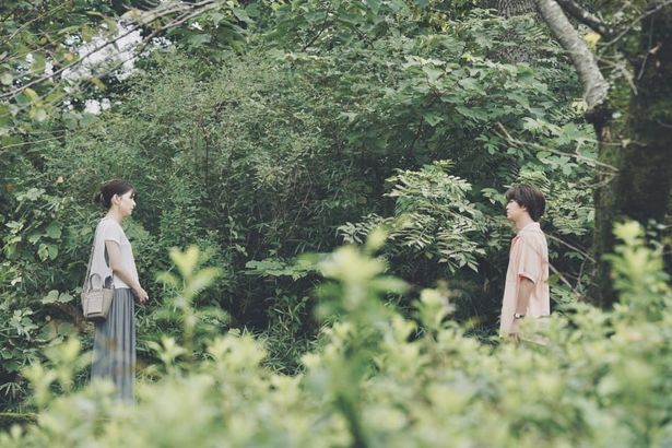 芳根演じる陸と、高橋演じるまなみが対峙する2人の様子