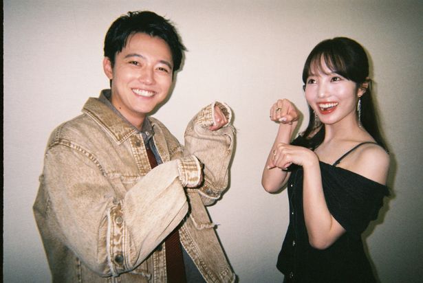 櫻井海音＆本田真凜、お茶目な笑顔を見せた