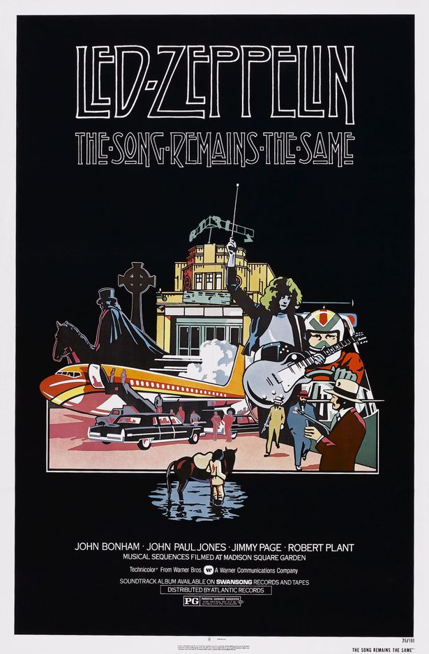 『レッド・ツェッペリン狂熱のライヴ』は1976年にニューヨークで先行公開された