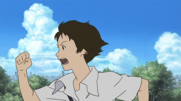 全力で走る真琴(『時をかける少女』)