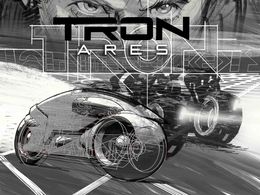 疾走するライトサイクル！前田真宏監督の描き下ろしイラスト