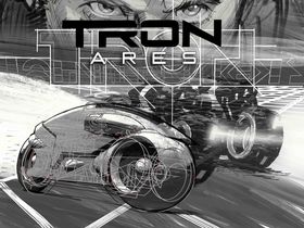 疾走するライトサイクル！前田真宏監督の描き下ろしイラスト