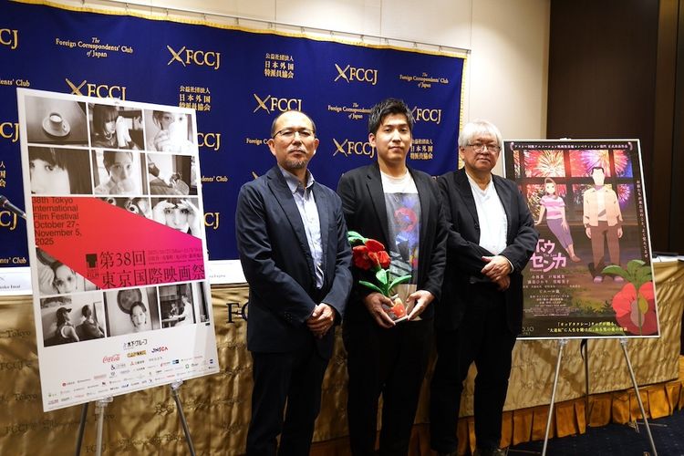 木下麦監督「映画の根本は人間の変化を描くこと」第38回東京国際映画祭×日本外国特派員協会記者会見でアニメーション映画『ホウセンカ』に込めた思いも説明