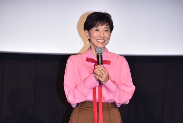 菊川怜、公開を迎え「本当に感激でうれしく思っています」と感無量の面持ちを見せた