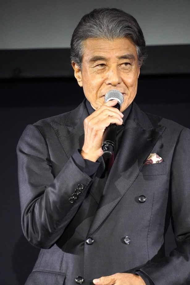 「プレミア試写会は輪島でやりたかった。実現できて本当によかった」と語った舘ひろし