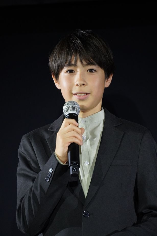 撮影を振り返った尾上眞秀