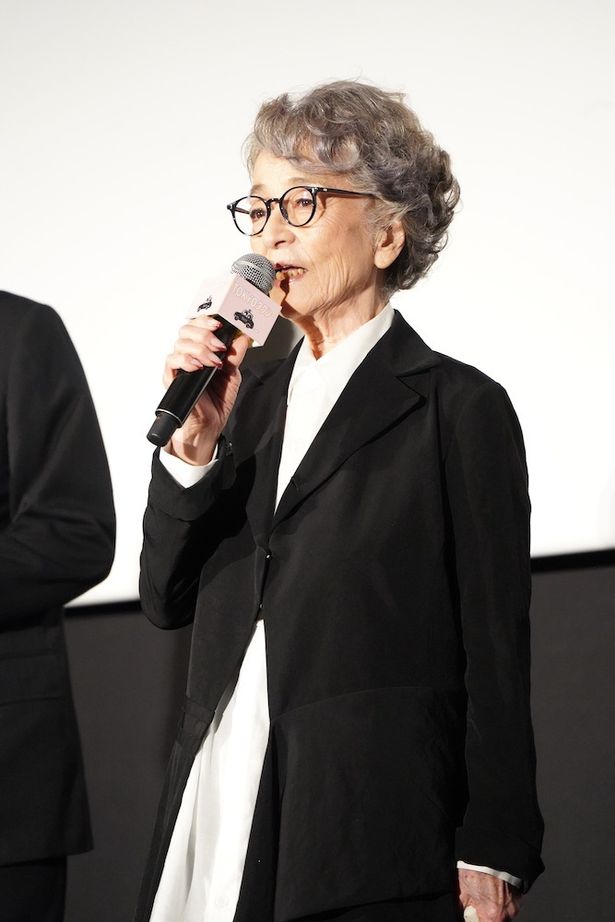 上映後の舞台挨拶に「ドキドキ」と明かす場面も