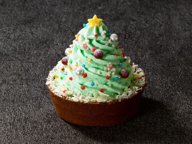 「フロッグカフェ」のクリスマスツリータルト　価格：750円(税込)