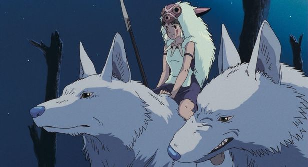 森を守るため、タタラ場を治めるエボシの命をねらうもののけ姫ことサン