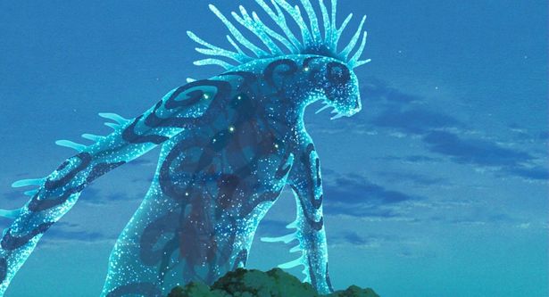 夜になると巨大なデイダラボッチになるシシ神