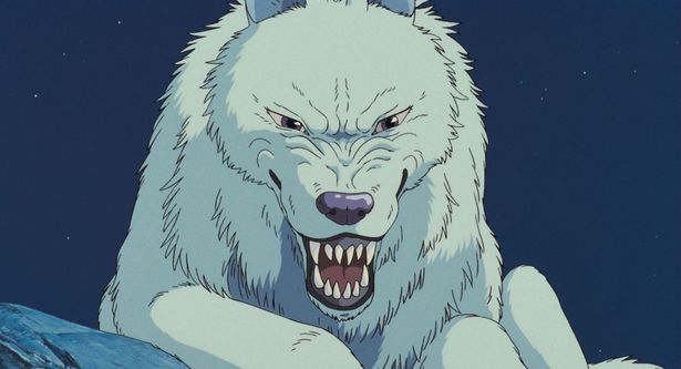 アシタカに森と人との争いを止まらないと言い放つモロ