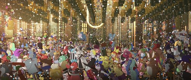 ＜U＞では、「As(アズ)」と呼ばれる自分の分身を作り、まったく別の人生を生きることができる(『竜とそばかすの姫』)