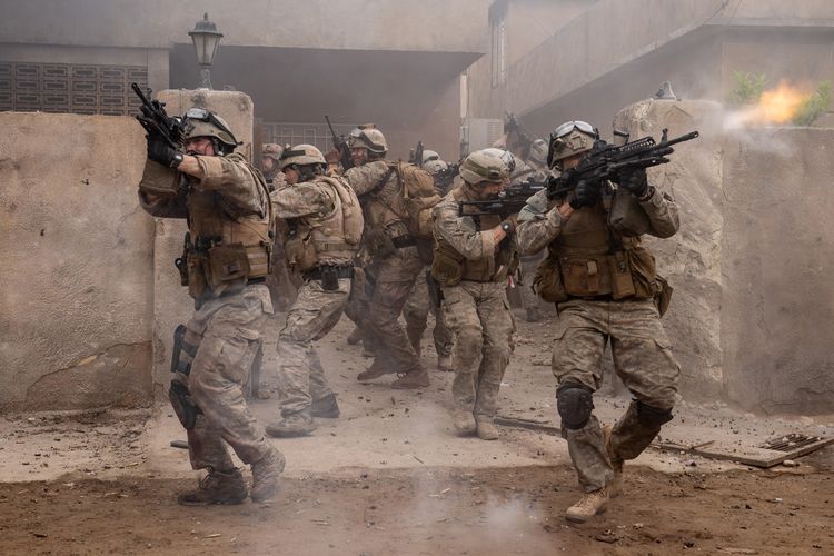映画史上最もリアルな戦闘を描くA24制作映画『ウォーフェア 戦地最前線』監督が実際に体験した戦場を徹底再現する場面写真