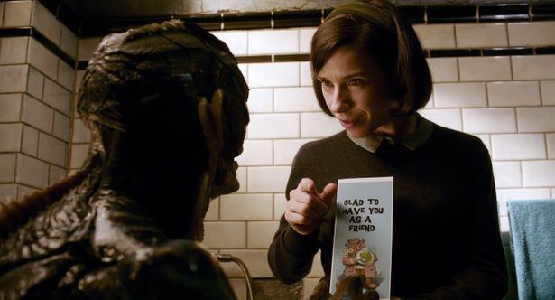 不思議な生物と発話障害をもつ女性のラブストーリー