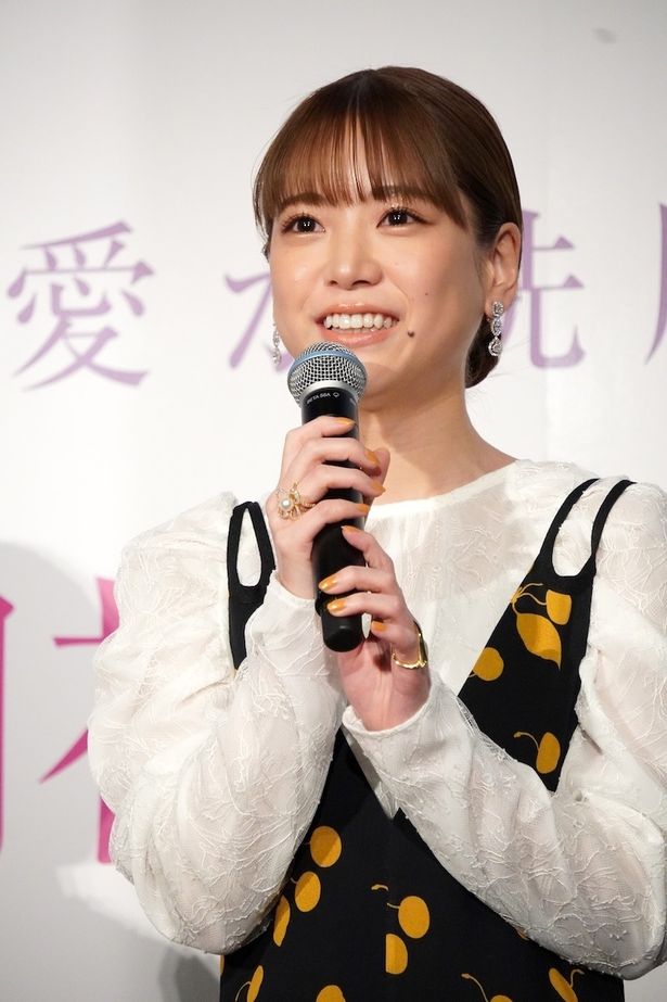 『恋に至る病』初日舞台挨拶に登壇した中井友望