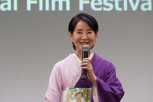 特別功労賞を受賞した吉永小百合
