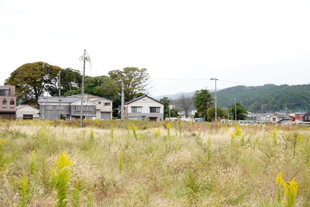 能登半島地震によって焼失して、なにもなくなってしまった朝市通り