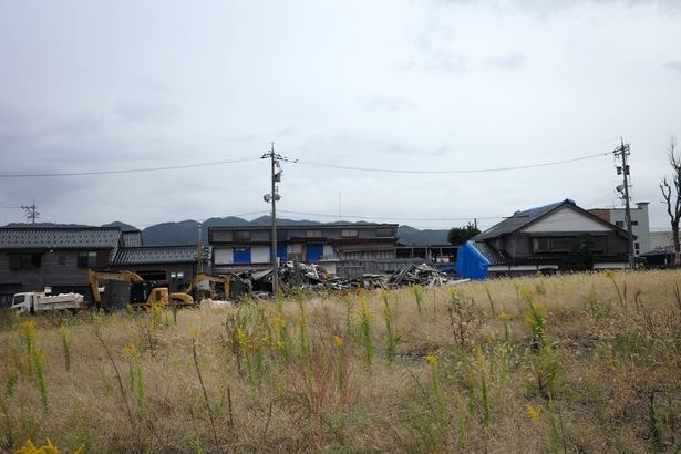 寂しい風景が広がっていた