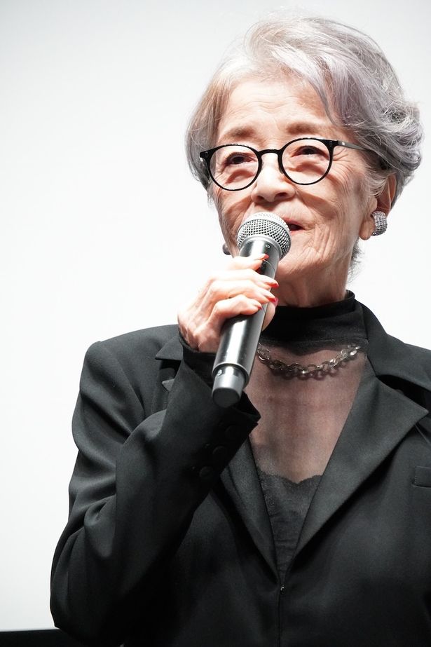 「みんなで一生懸命にひとつの山を登った」と話した倍賞千恵子