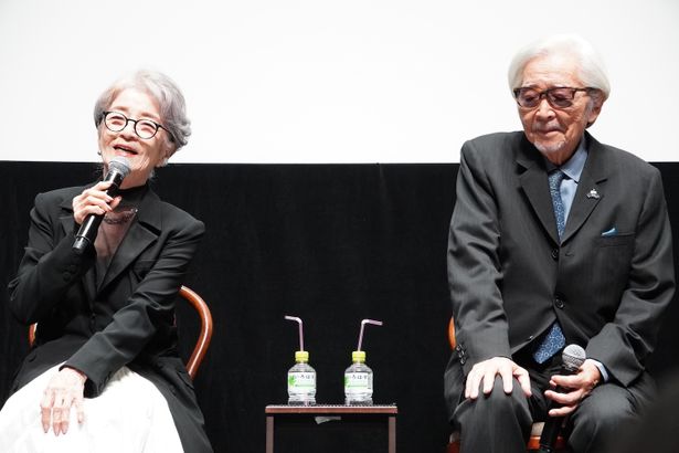 倍賞千恵子と山田洋次監督が息ぴったりにトークを繰り広げた