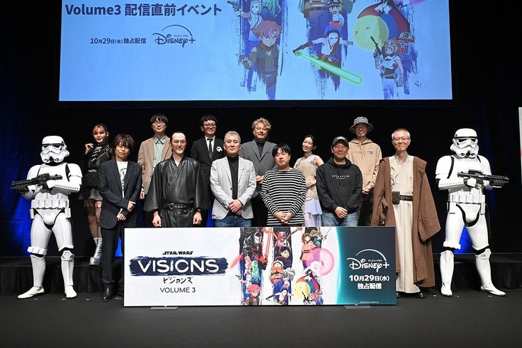 「スター・ウォーズ：ビジョンズ」配信直前イベントに監督9名＆浪川大輔ら声優3名が登壇！各作品の見どころを熱弁