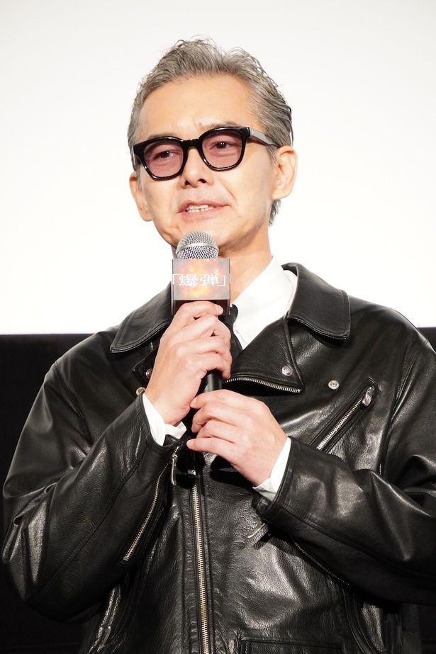 『爆弾』公開初日舞台挨拶に登壇した渡部篤郎