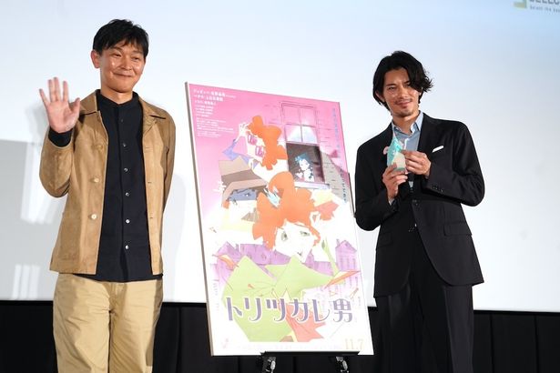 上映前の舞台挨拶で見どころをたっぷりと語った
