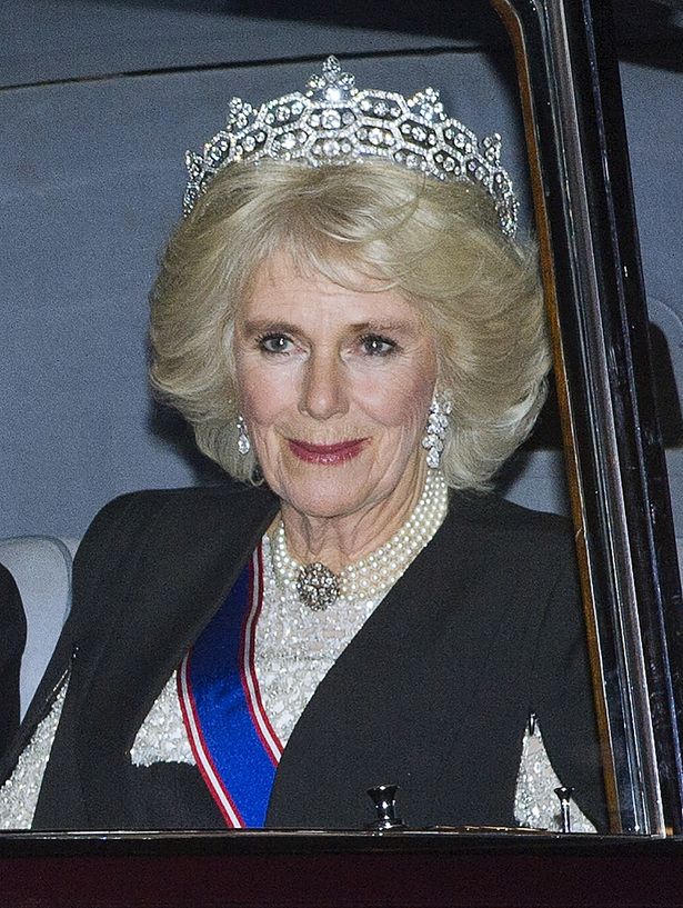 【写真を見る】カミラ夫人がクイーン・マザーの形見“ブシュロン・ティアラ”を堂々借用！