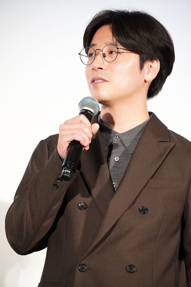 『金髪』舞台挨拶に登壇した田村健太郎