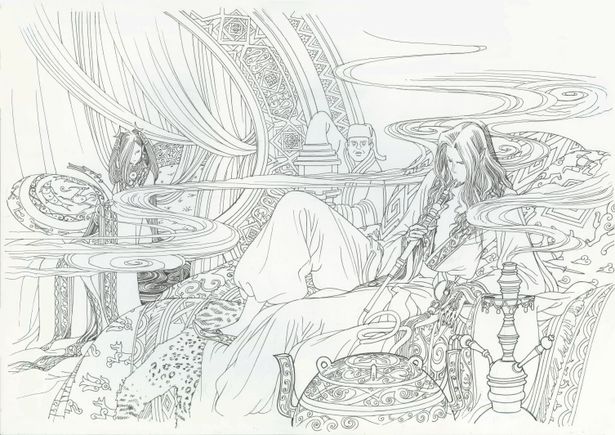 前田真宏自ら作画を担当した『巌窟王』漫画原稿