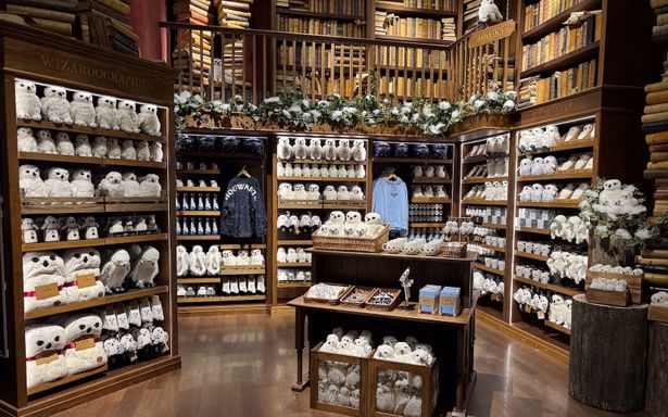 メインショップ内にはヘドウィググッズが揃っているエリアも