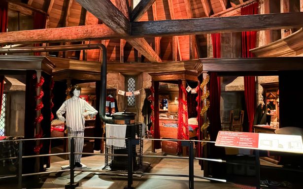 寝室ではネビル・ロングボトムがダンスの練習中！