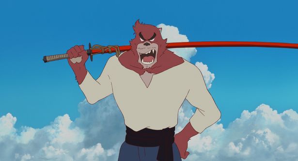 バケモノが住む世界“渋天街”で指折りの強さを誇る熊徹(『バケモノの子』)